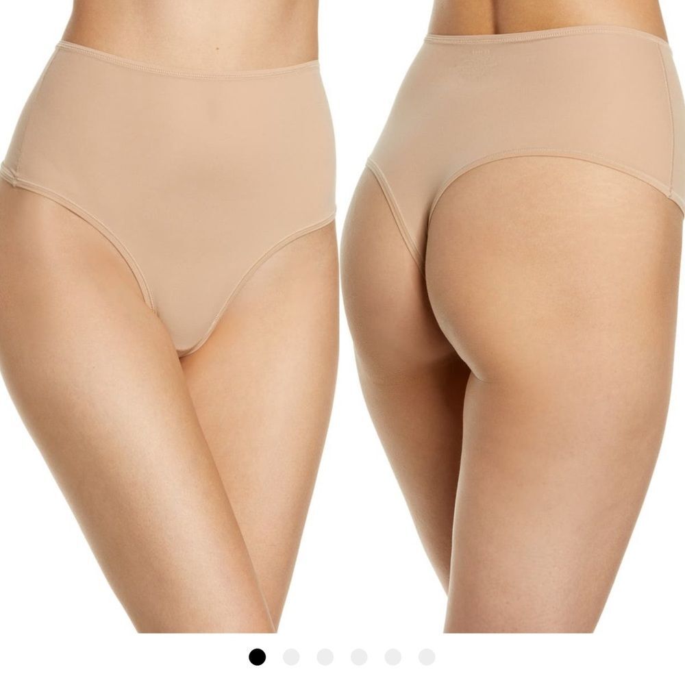 (2) NEW skims panties bundle cream  L,M